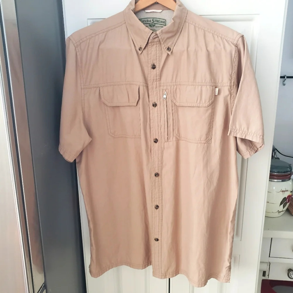 Field & Stream Fishing Hunting Camp Utility Short Sleeve Shirt